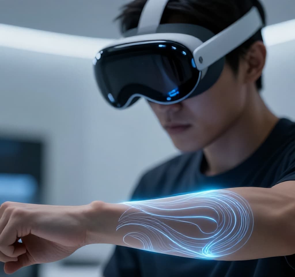 Bukan Sekadar Layar! Apple Vision Pro Kini Punya 'Kulit Digital' yang Bisa Kamu Pakai di Lengan!
